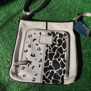 Fossil brand hand painted crossbody bag